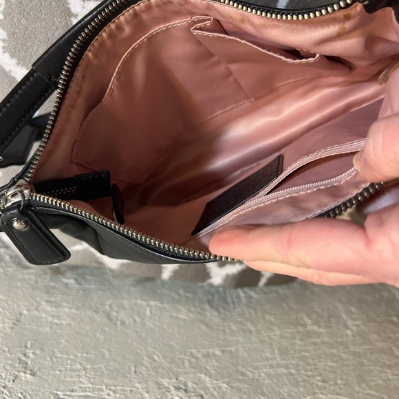Coach Black Crossbody Bag with Adjustable Strap and Flap Closure - Picture 13 of 16